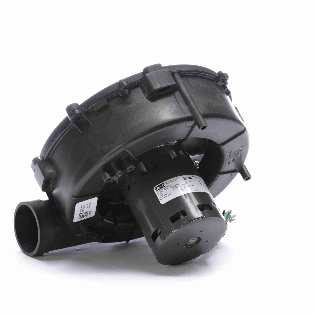 FASCO Round Outlet Shaded Pole OEM Replacement Draft Inducer Blower, 115 Volts, Flange: No - A992