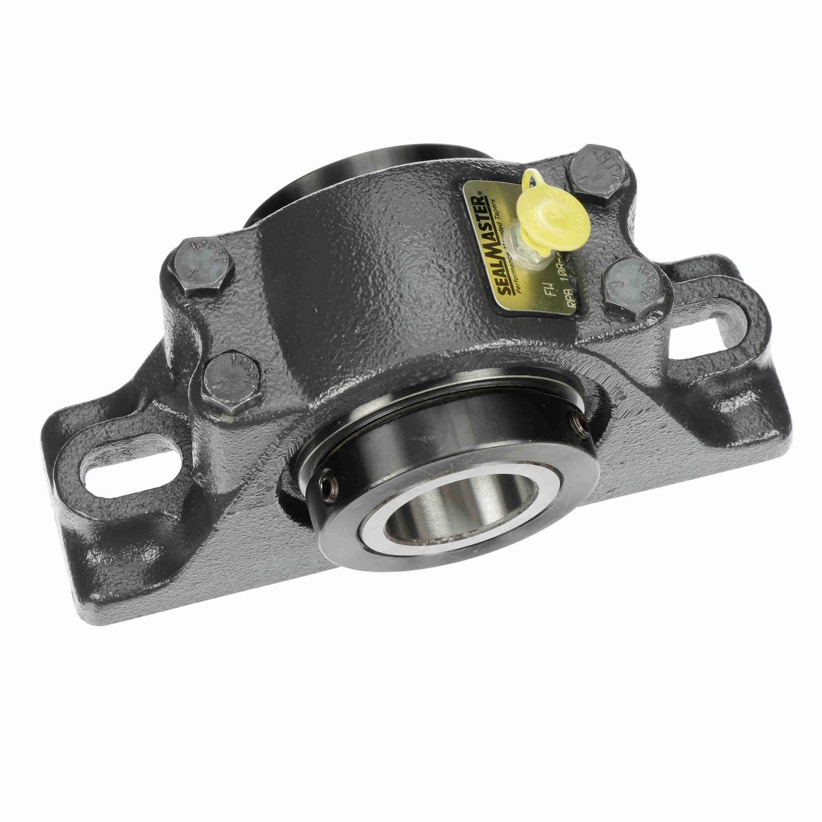 Sealmaster Mounted Cast Iron Two Bolt Pillow Block Tapered Roller - 52100 Bearing Steel - Double Collar Mount Lock - RPB 108-2