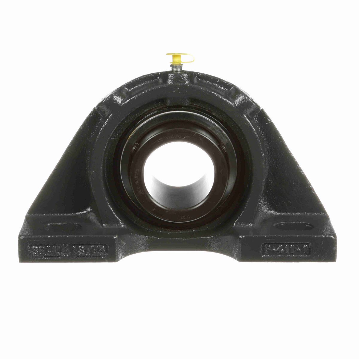Sealmaster Mounted Cast Iron Four Bolt Pillow Block Ball Bearing - 52100 Bearing Steel, Black Oxided - Setscrew Lock - MFP-39
