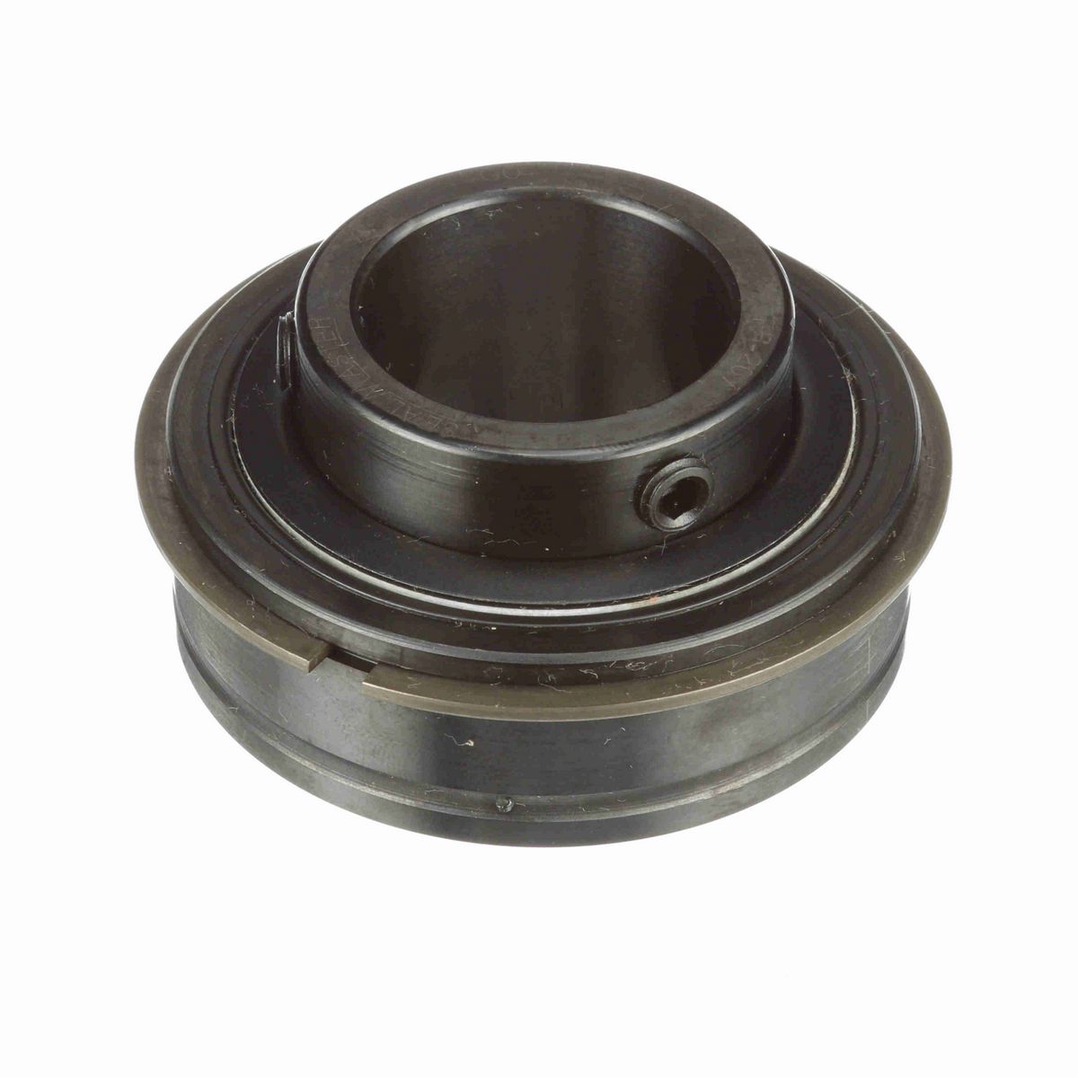 Sealmaster Mounted Insert Only Ball Bearing - 52100 Bearing Steel, Black Oxided - Setscrew Lock - ER-207