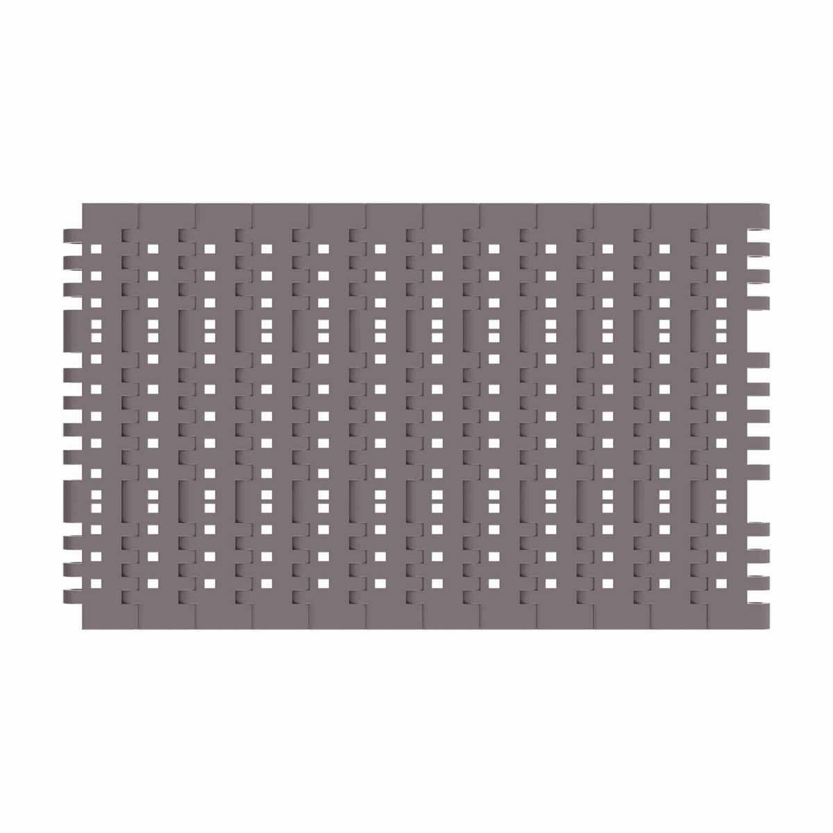 Rexnord 7706 Straight Running Flush Grid, Material: Brown High Performance, Width: 7.5in, Pitch: 1in - 81416344