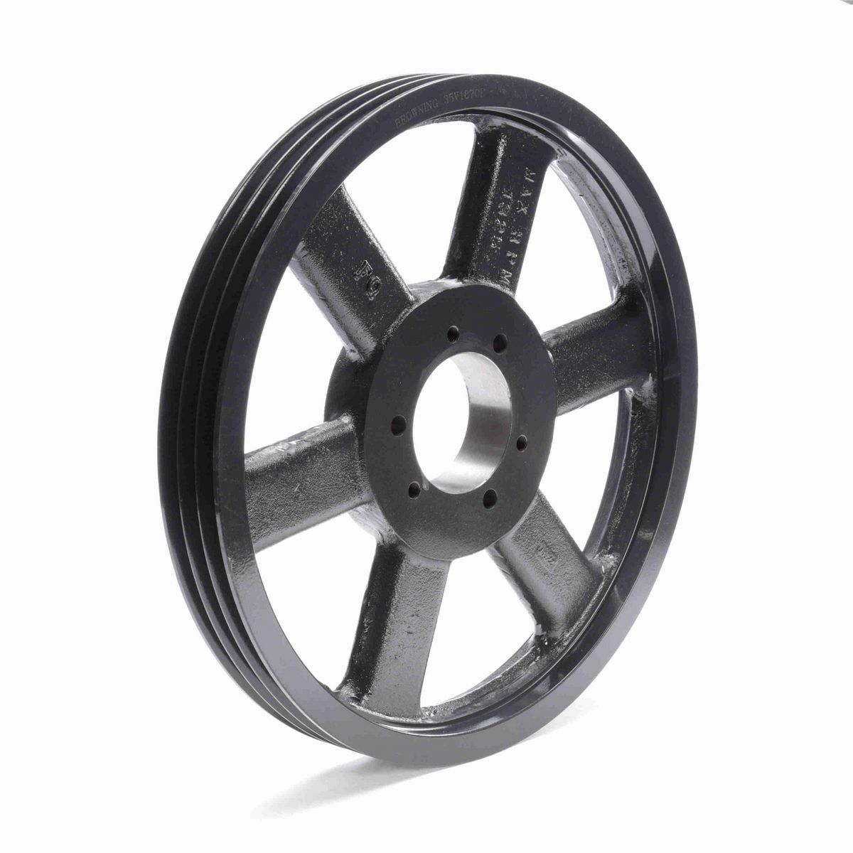 Browning 3 Groove Cast Iron Bushed Bore Multiple Sheave - 35V2360E