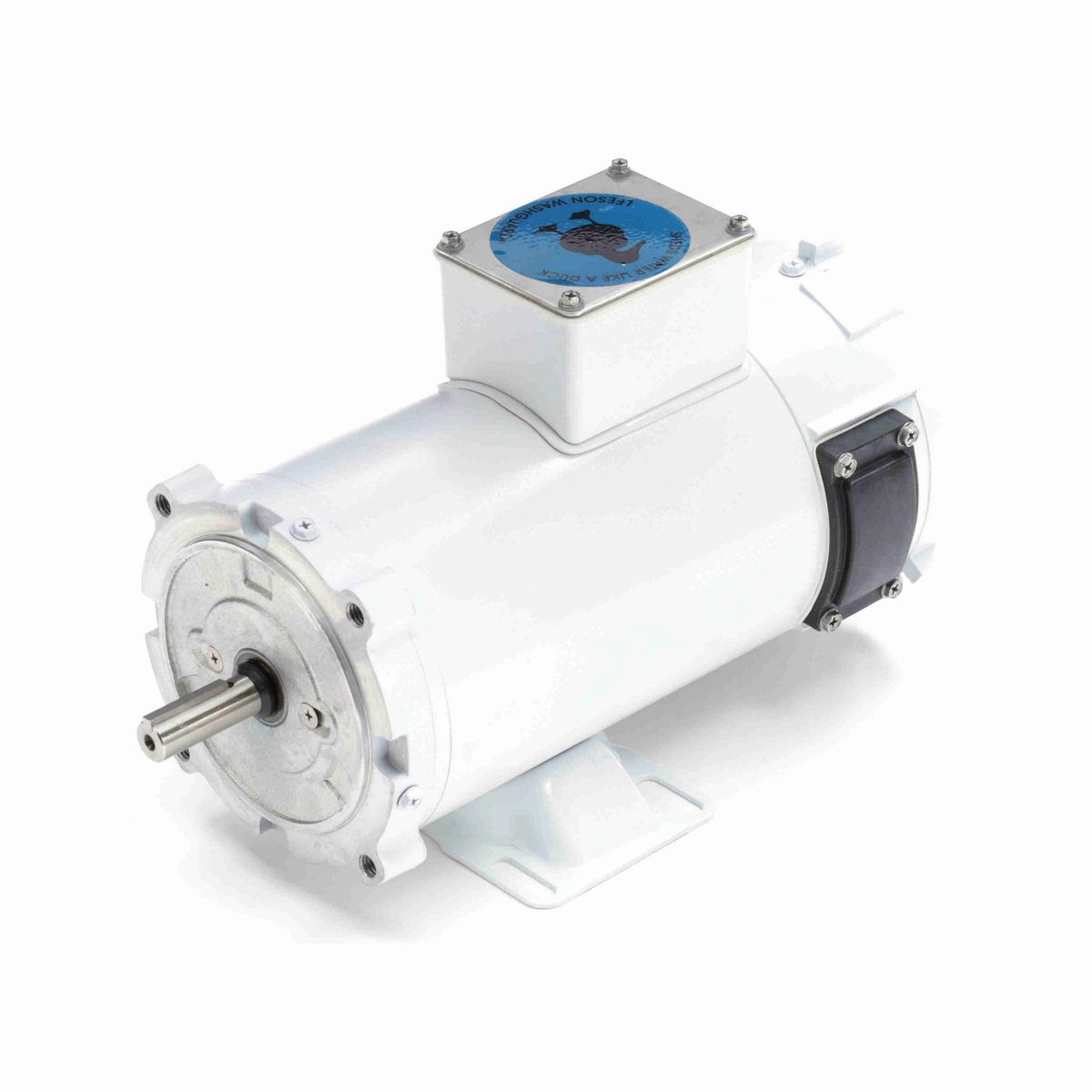 LEESON White Duck™ Washdown Motor, 0.50 HP, 180 V, 1750 RPM, S56C Frame, TENV - 108227.00