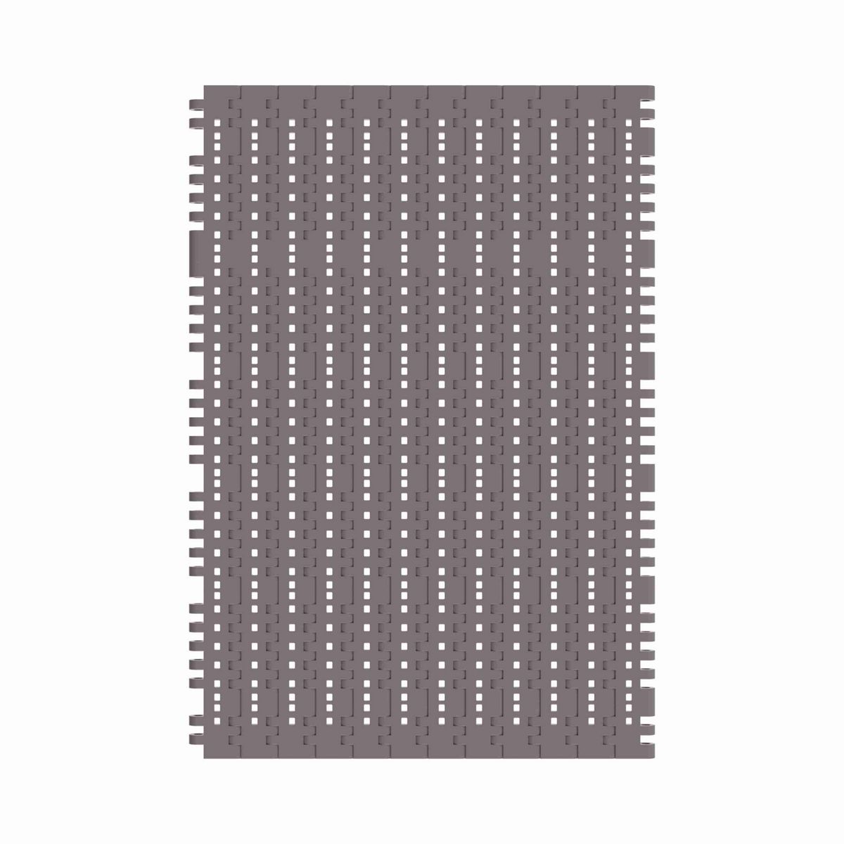 Rexnord 7706 Straight Running Flush Grid, Material: Brown High Performance, Width: 18in, Pitch: 1in - HP7706-18