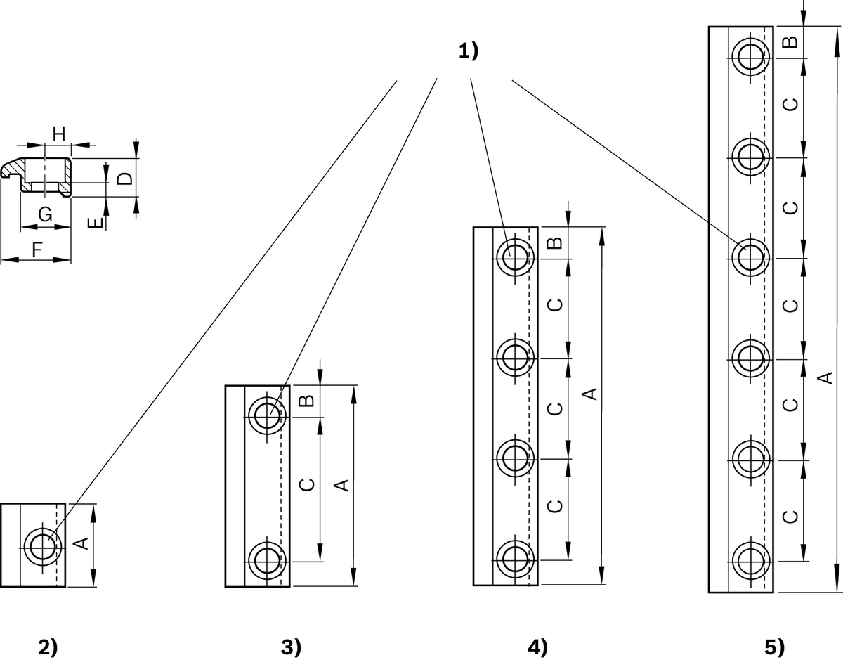 Зажимная часть Bosch Rexroth CKX 15-110 [R037541002]