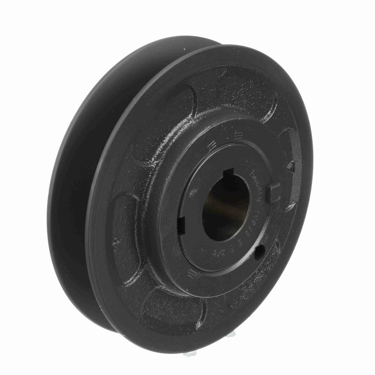 Browning 1 Groove Cast Iron Finish Bore FHP Variable Pitch Sheave - 1VP65X 1 3/8