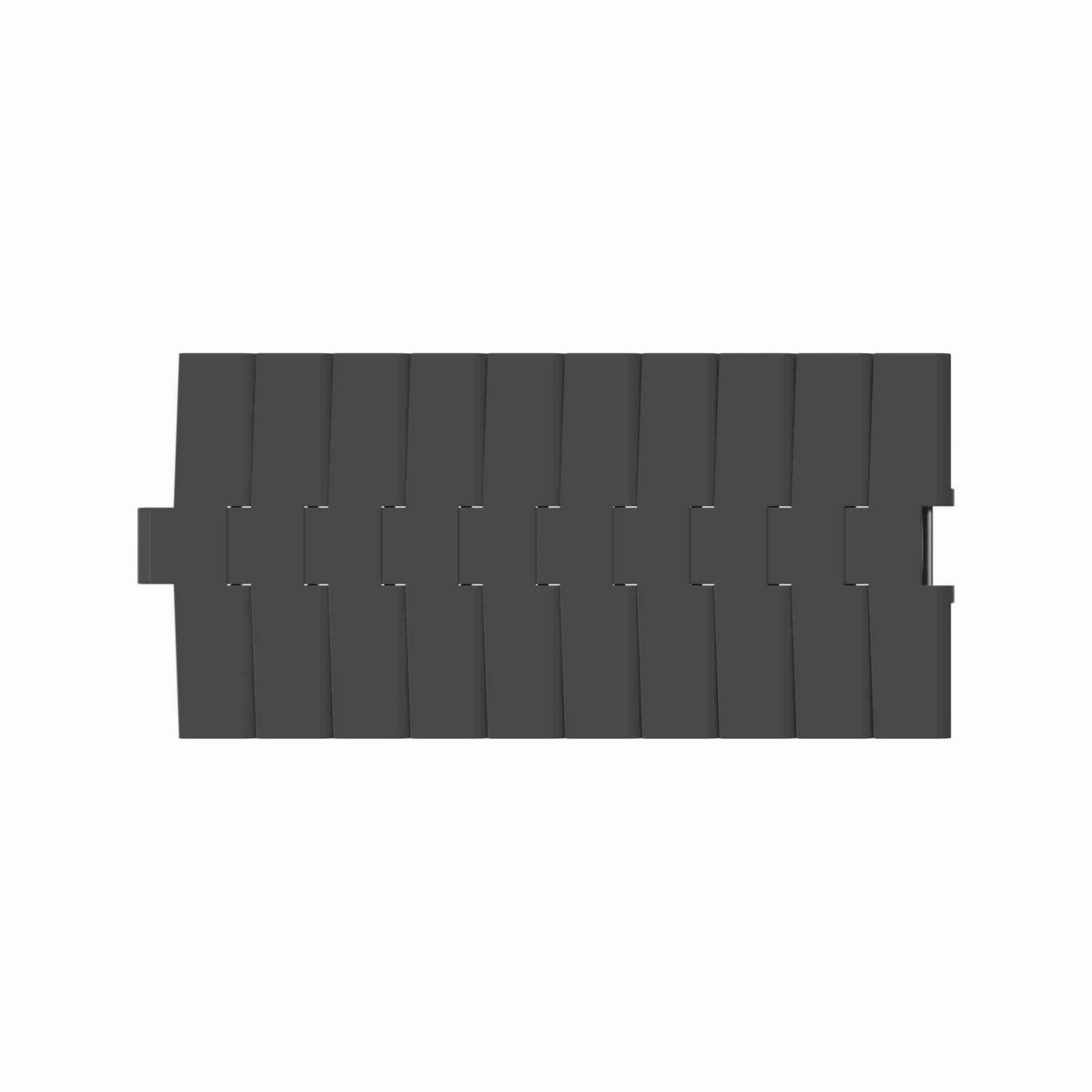 Rexnord 882TAB Side-flexing , Material: Black Cut Resistant, Width: 7.5in, Pitch: 1.5in - 81430772