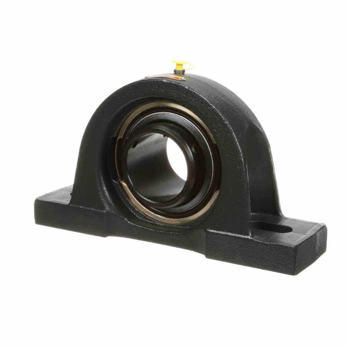 Sealmaster Mounted Cast Iron Two Bolt Pillow Block Ball Bearing - 52100 Bearing Steel, Black Oxided - Double Setscrew Lock - EMPD-47 MA