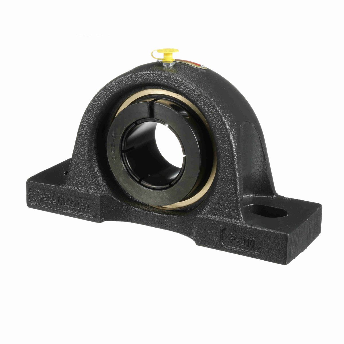 Sealmaster Mounted Cast Iron Two Bolt Pillow Block Ball Bearing - 52100 Bearing Steel, Black Oxided - Concentric Lock - High Temperature & Air Handling Housing Fit, Noise Tested - EMP-31T HTA
