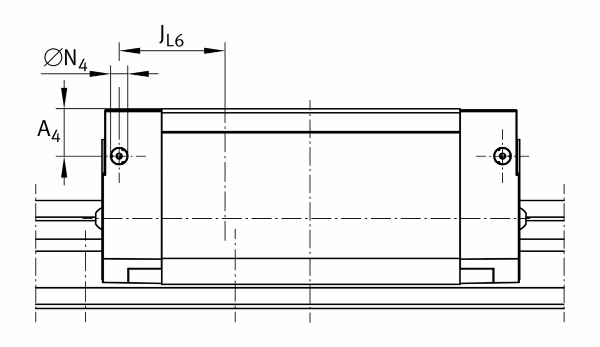 Направляющая качения с циркуляцией роликов INA RUE55-F-H