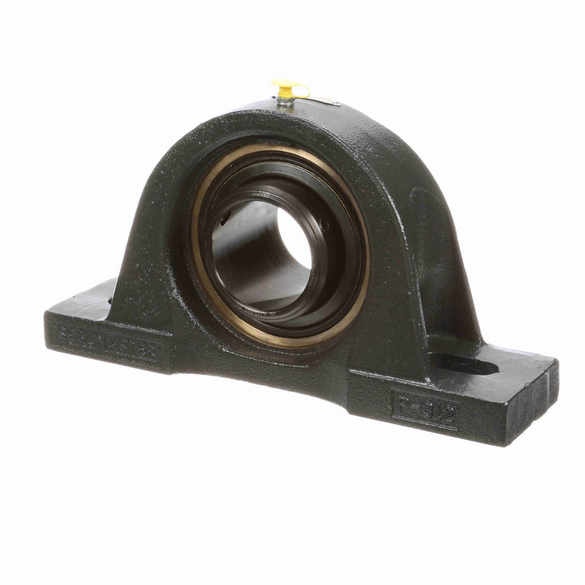 Sealmaster Mounted Cast Iron Two Bolt Pillow Block Ball Bearing - 52100 Bearing Steel, Black Oxided - Double Setscrew Lock - Air Handling Housing Fit, Noise Tested - EMPD-43 CXU