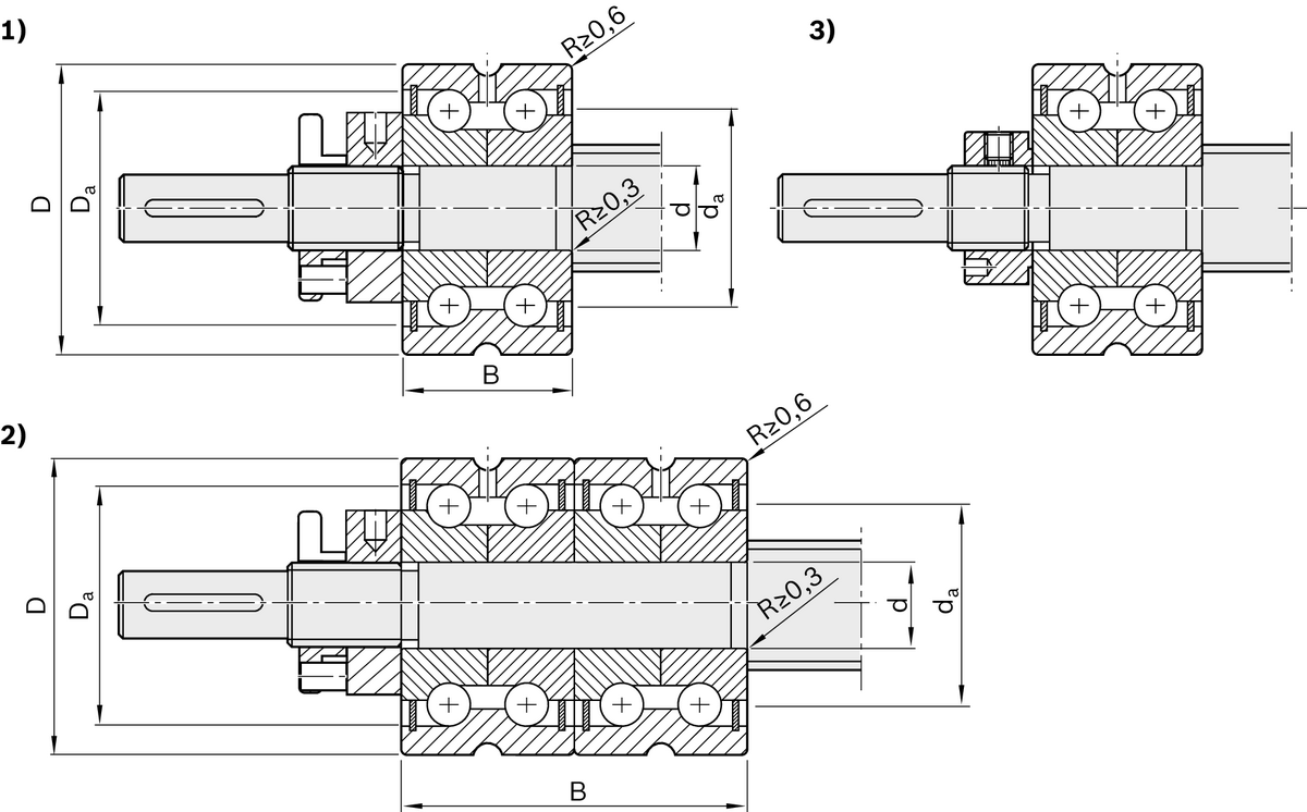 Подшипник Bosch Rexroth LAN-A-A 40 BG [R159014030]