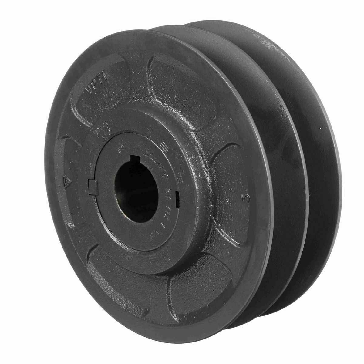 Browning 2 Groove Cast Iron Finish Bore FHP Variable Pitch Sheave - 2VP71X 1 3/8