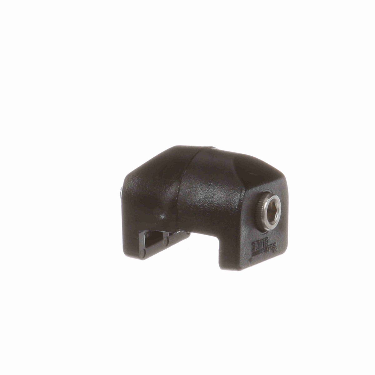 System Plast Panel Clamp, Acetal, 1/4", Black - SF-PC2-14