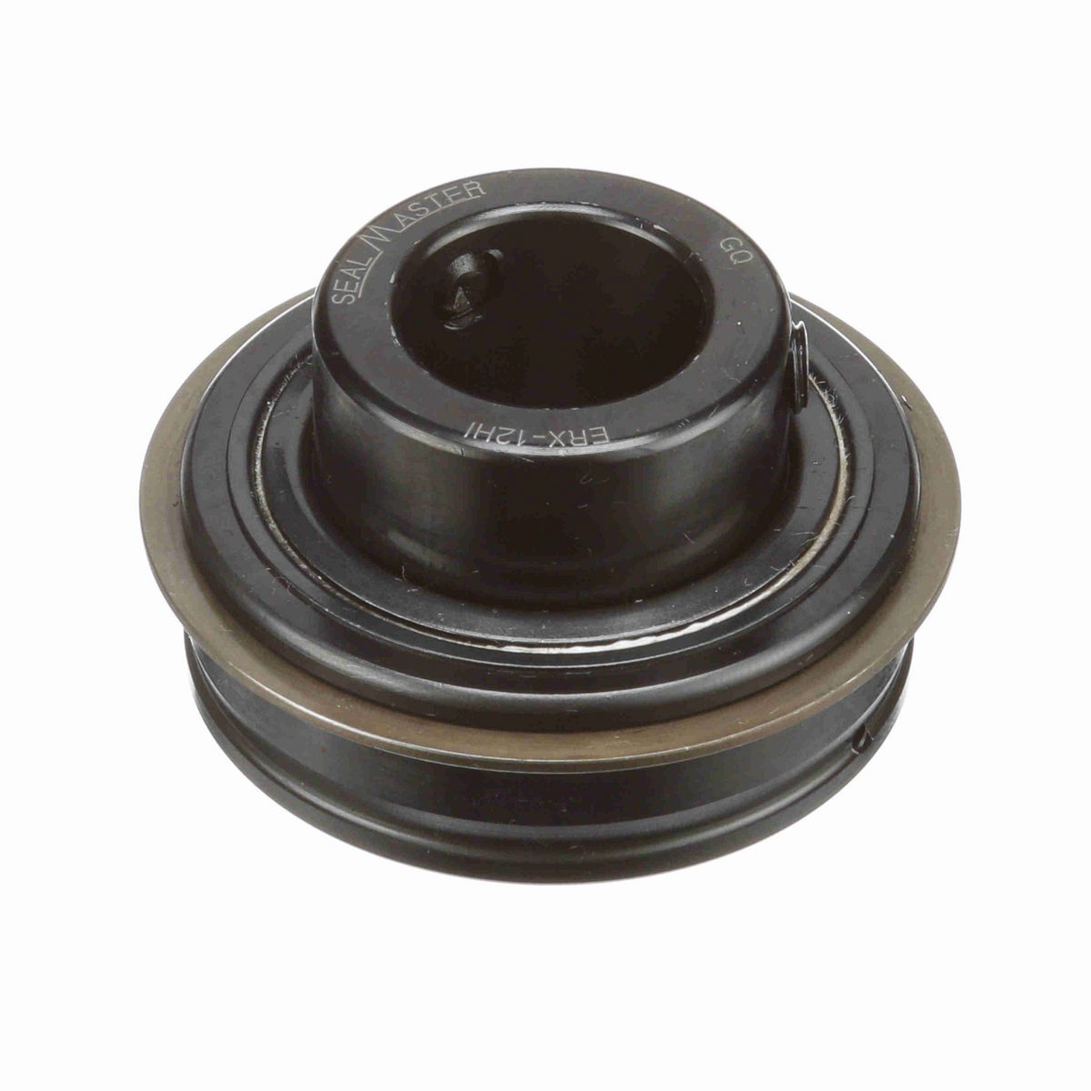 Sealmaster Mounted Insert Only Ball Bearing - 52100 Bearing Steel, Black Oxided - Setscrew Lock - High Temperature - ERX-12 HI