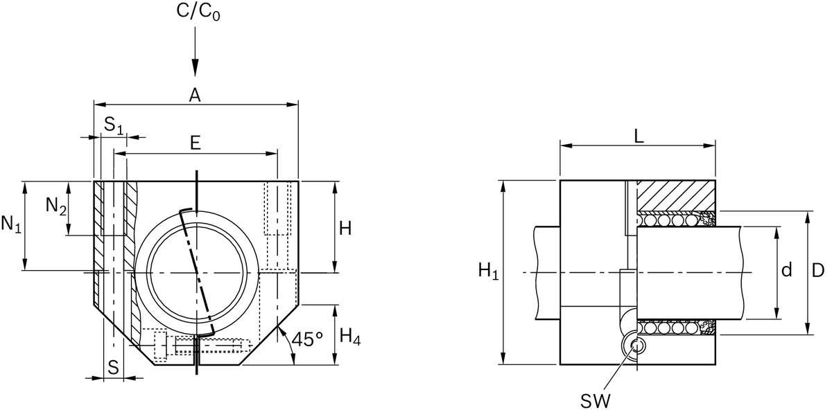 Линейный комплект Bosch Rexroth LSACE-25-DD-G [R102822544]