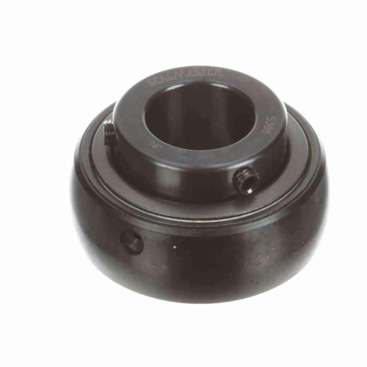 Sealmaster Mounted Insert Only Ball Bearing - 52100 Bearing Steel, Black Oxided - Setscrew Lock - 5305