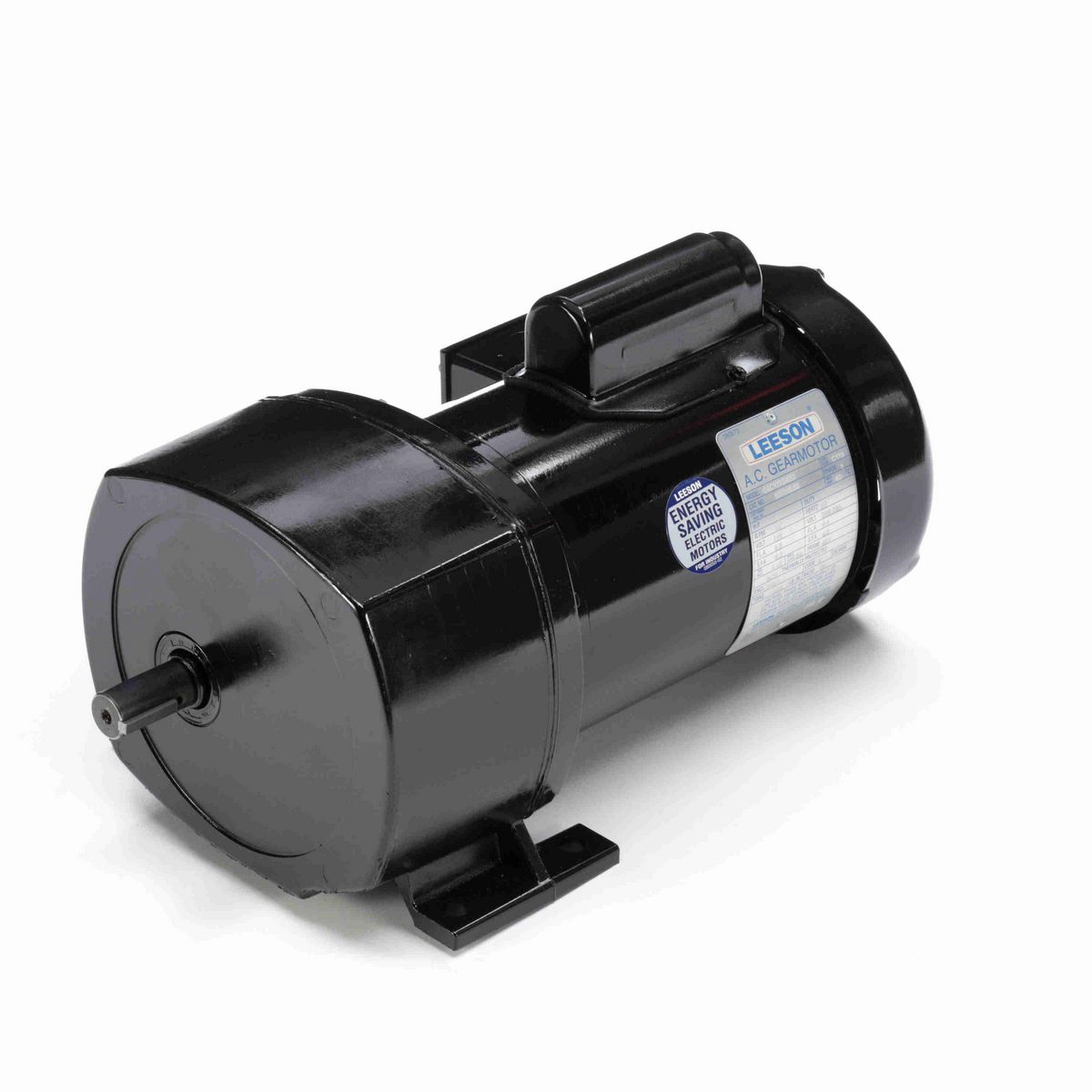 LEESON Parallel Shaft Gearmotor, 0.50 HP, 1 Ph, 60 Hz, 115/208-230 V, 59 RPM, 48Y Frame, TEFC - 107016.00