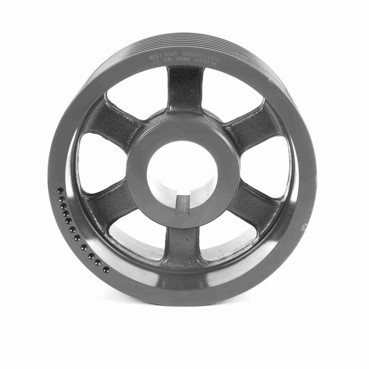 Browning 8 Groove Cast Iron Bushed Bore Multiple Sheave - 8B136R