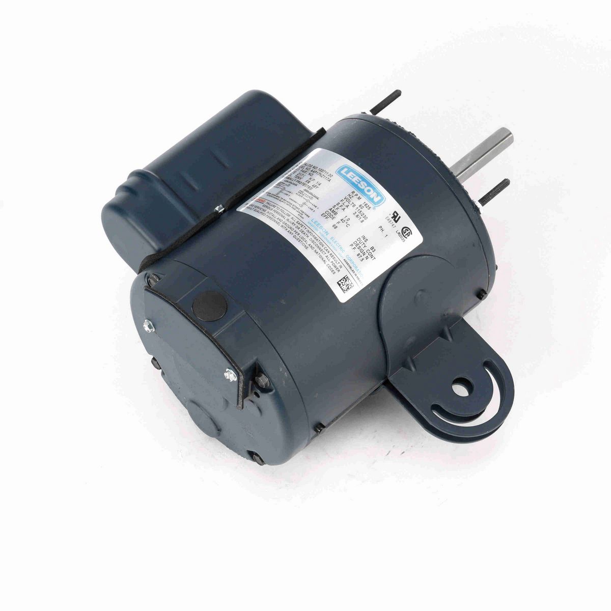 LEESON Pedestal Fan Motor, 0.25 HP, 1 Ph, 60 Hz, 115/230 V, 1800 RPM, 48Y Frame, TENV - 191872.00