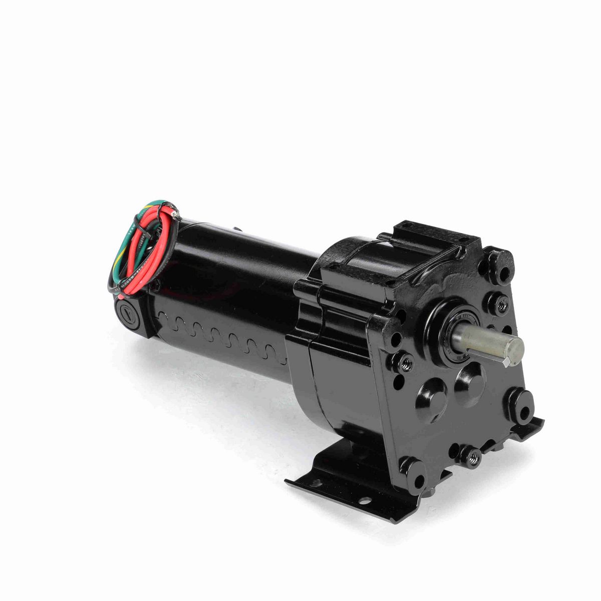 LEESON Parallel Shaft Gearmotor, 0.13 HP, 12 V, 61 RPM, 30 Frame, TENV - M1125220.00