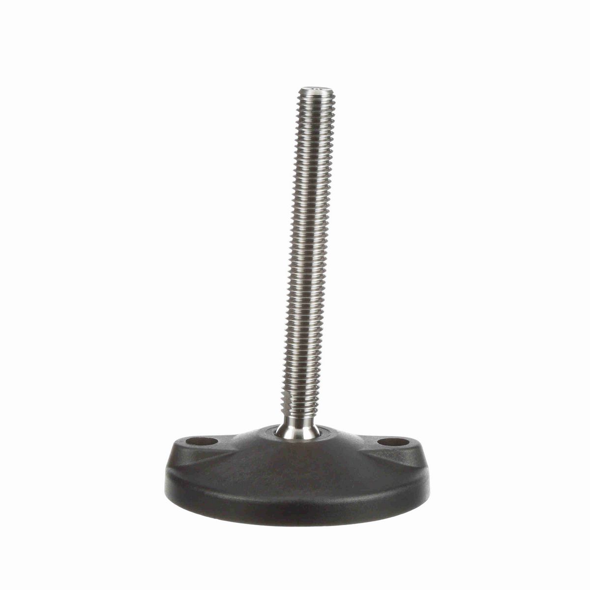 System Plast Articulating Plastic Leveler; Series: VG-511, Base Diameter: 4, Spindle Length: 4.6-in, Thread: 5/8-11 - VG-511-02-S58-L5