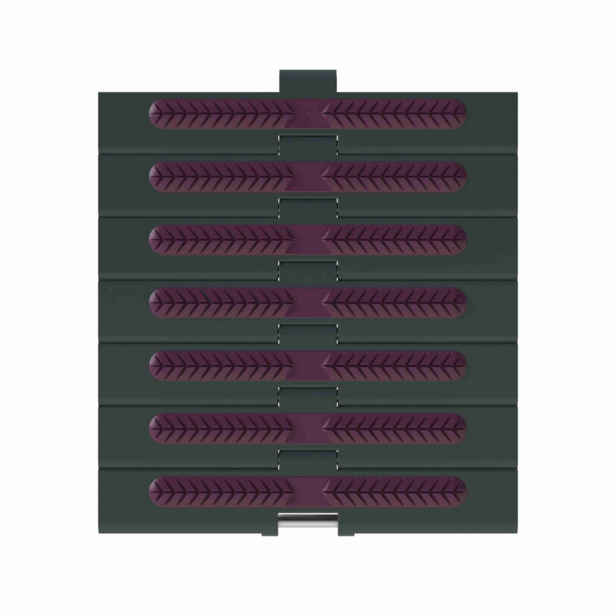 Rexnord HDS SuperGrip™ Straight Running SuperGrip™, Material: Internally Lubricated Polyacetal (Grey), Width: 10in, Pitch: 1.5in - 780.31.90