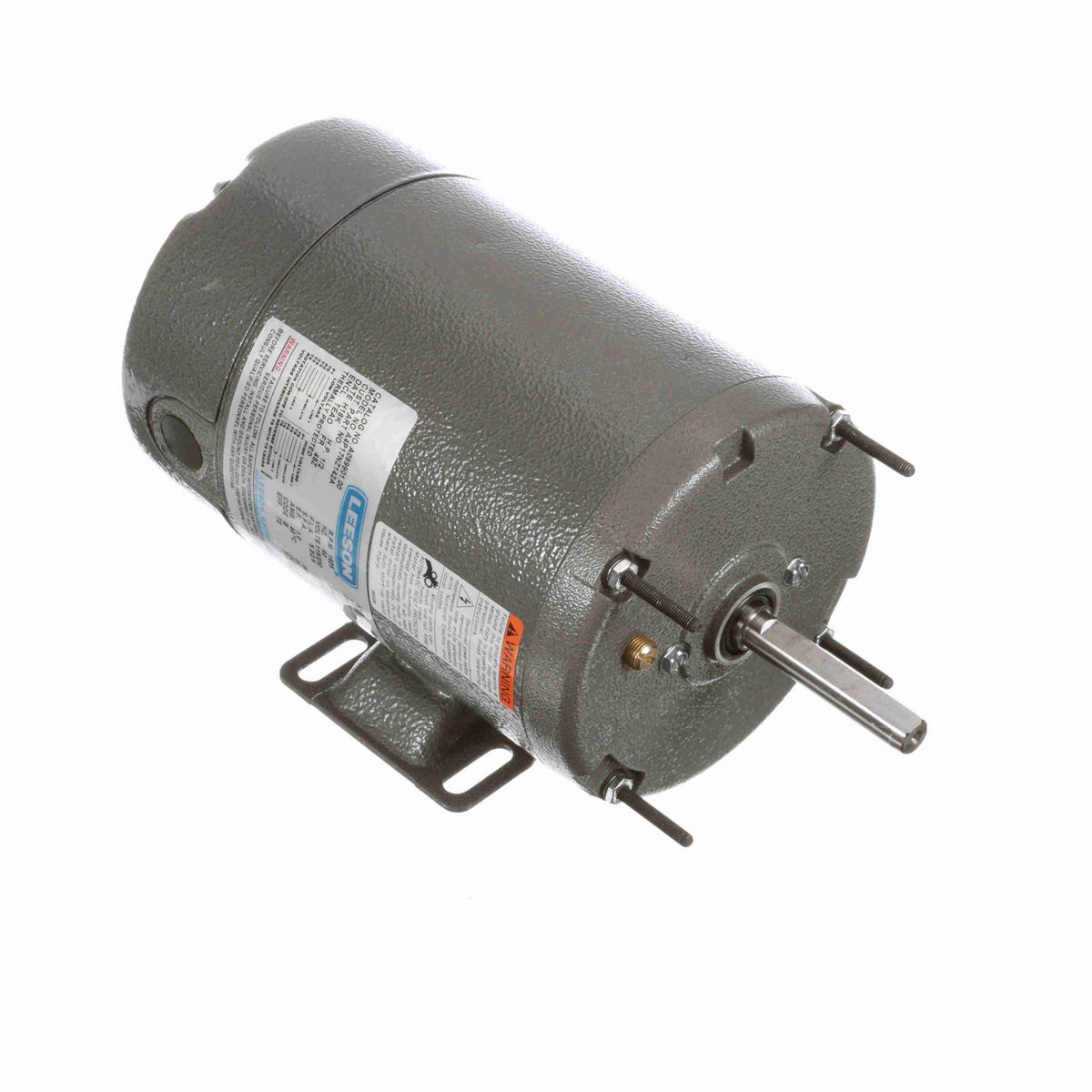 LEESON Agricultural Motor, 0.50 HP, 1 Ph, 60 Hz, 115/230 V, 1800 RPM, 48Z Frame, TEAO - A099901.00