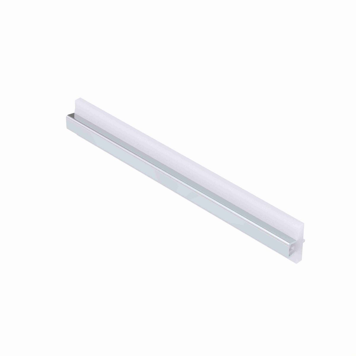 System Plast Tee Guide Rail: 1.7"W X 0.83"H X 96"L White UHMW-PE - VG-SST-1.70-8