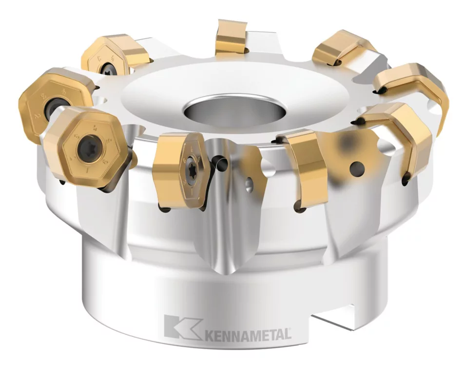 Face milling cutter for multiple materials Kennametal Dodeka 45° - Shell Mill - Inch [3326930]