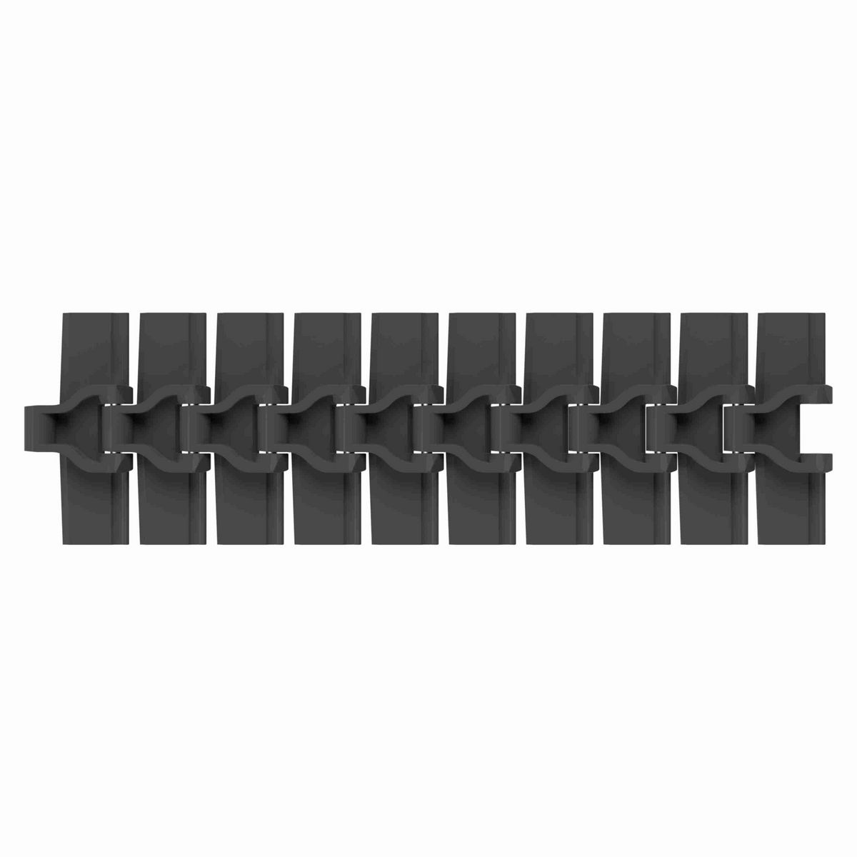 Rexnord 880B Side-flexing , Material: Black Anti-Static, Width: 4.5in, Pitch: 1.5in - 81406411