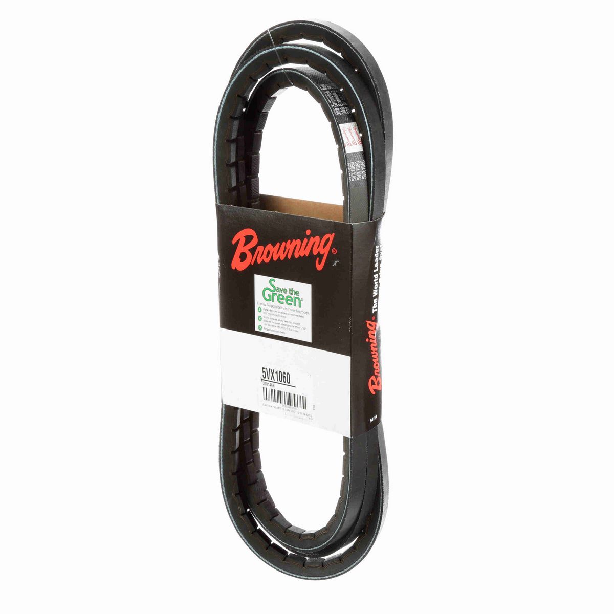 Browning EPDM Notched Belt 98% Efficient - 5VX1060