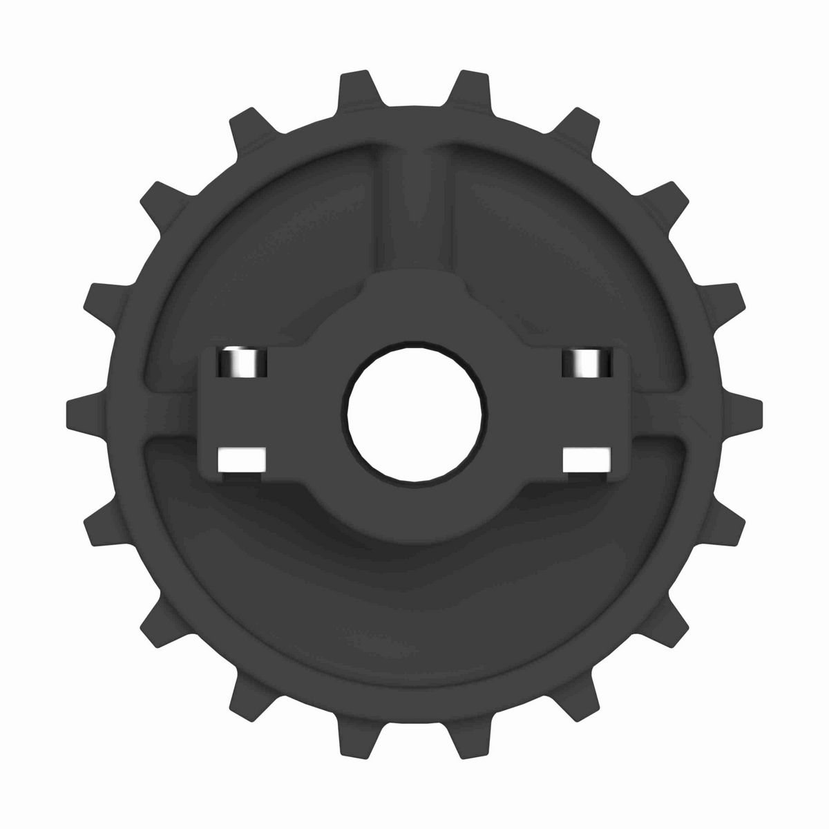 Rexnord 7700 Series Split Molded Nylon Sprocket with 18 Teeth and 30mm Round Idler Bore - 614-60-42