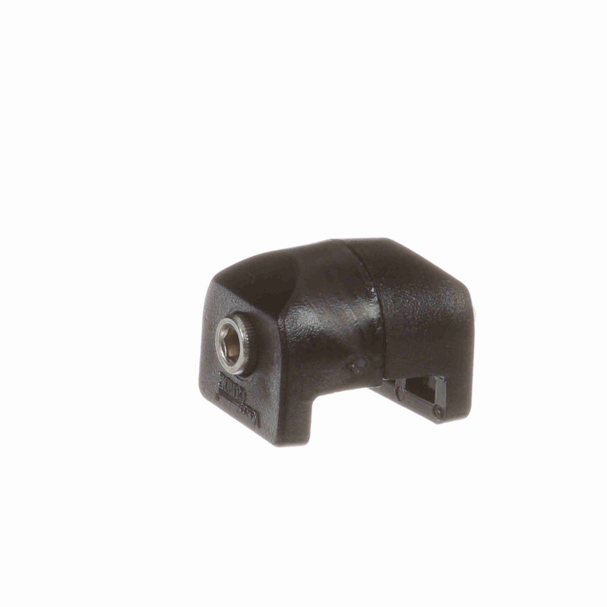 System Plast Panel Clamp, Acetal, 1/4", Black - SF-PC2-14