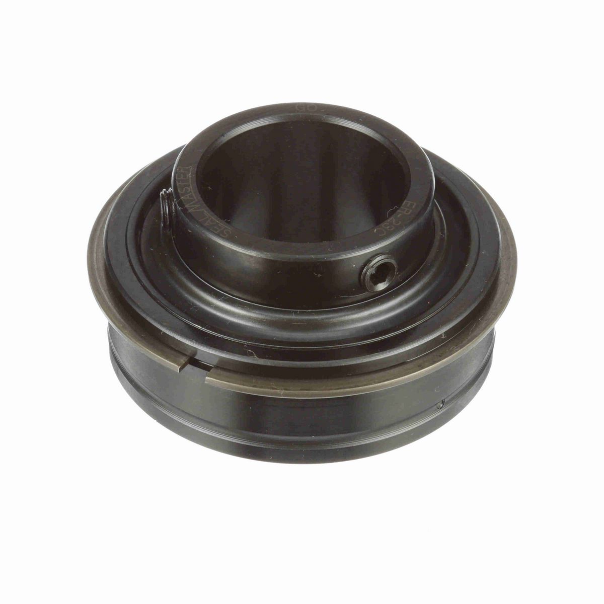 Sealmaster Mounted Insert Only Ball Bearing - 52100 Bearing Steel, Black Oxided - Setscrew Lock - ER-23C