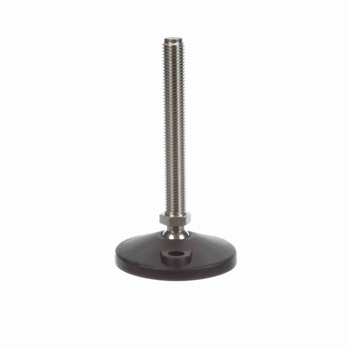 System Plast Articulating Plastic Leveler; Series: VG-511, Base Diameter: 4, Spindle Length: 6.09-in, Thread: 3/4-10 - VG-511H-03-S34-L7