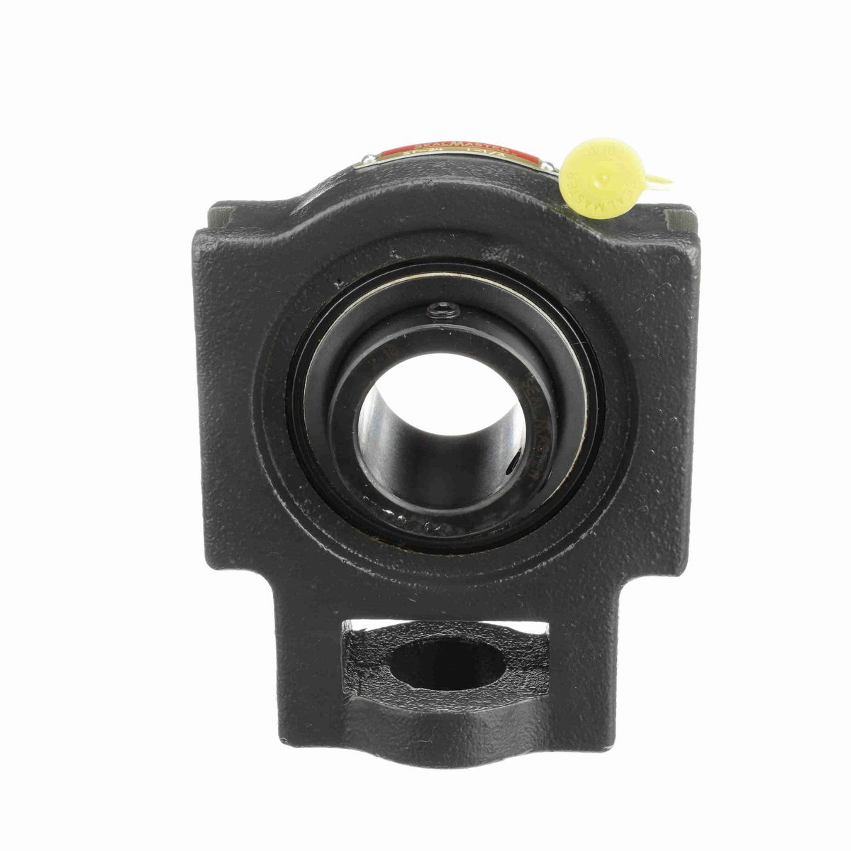 Sealmaster Mounted Cast Iron Wide Slot Take Up Ball Bearing - 52100 Bearing Steel, Black Oxided - Setscrew Lock - ST-24