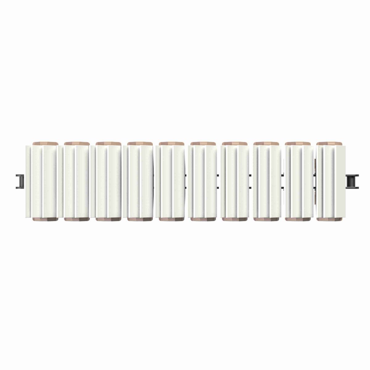 Rexnord 1873TAB SideGrip™ Side-flexing, Material: Tan Low Friction, Width: 3.75in, Pitch: 1.5in - 81451514