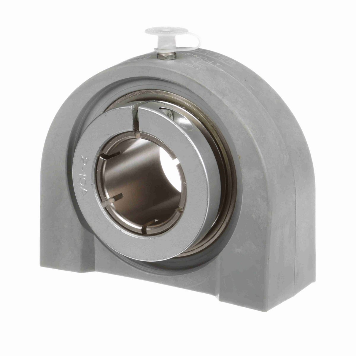Sealmaster Mounted Composite Tapped Base Pillow Block Ball Bearing - 52100 Bearing Steel, Phosphorus Nickel Coated - Concentric Lock - Corrosion Resistant - CRTBC-PN24T