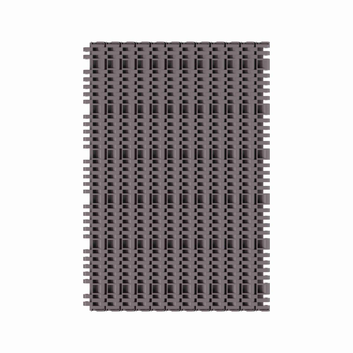 Rexnord 7705 Straight Running Solid Top, Material: Brown High Performance, Width: 36in, Pitch: 1in - HP7705-36