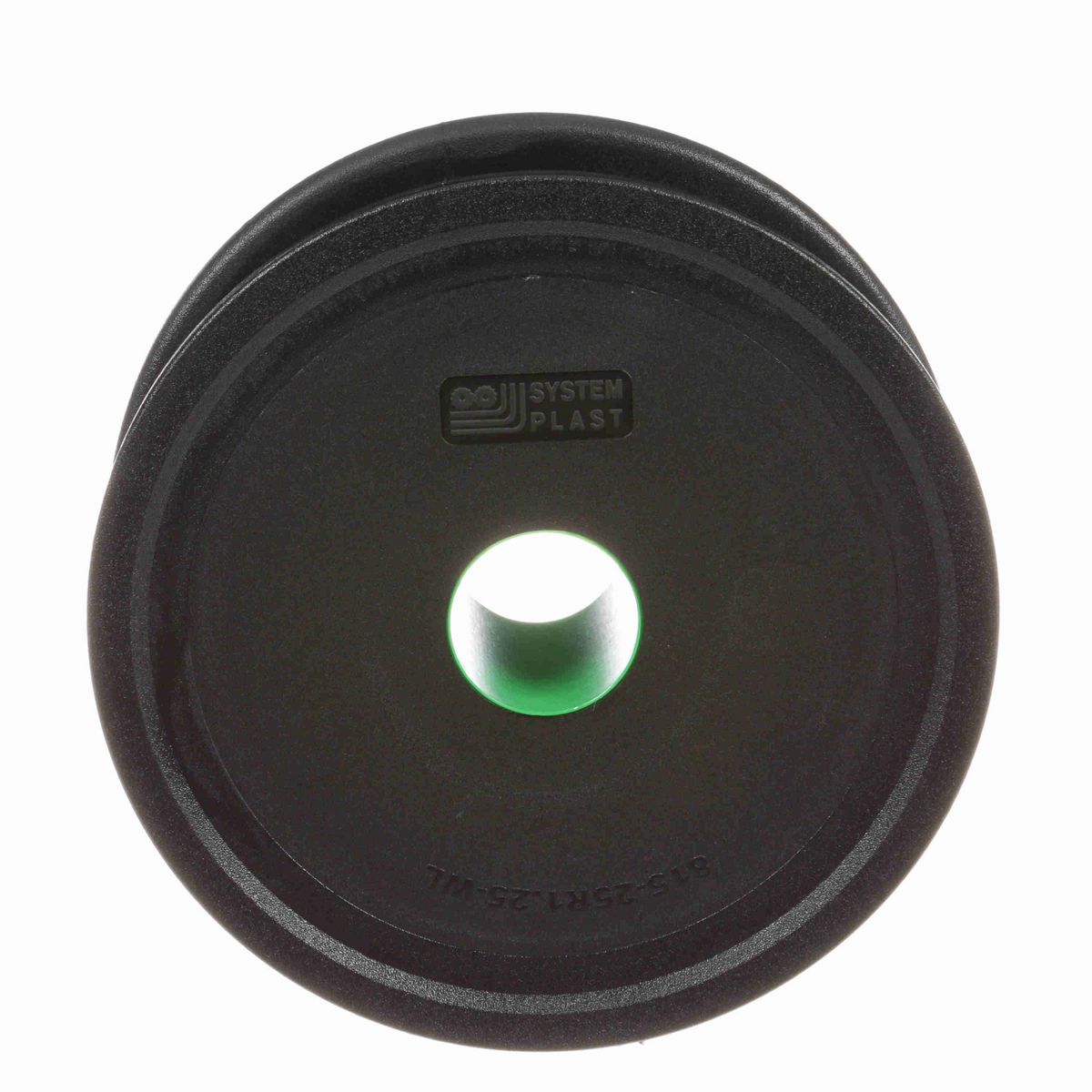 System Plast 820 Series Solid One Piece Molded Sprocket with 25 Teeth and a 1-1/4in Round Idler Bore - 820-25R1.25-WL