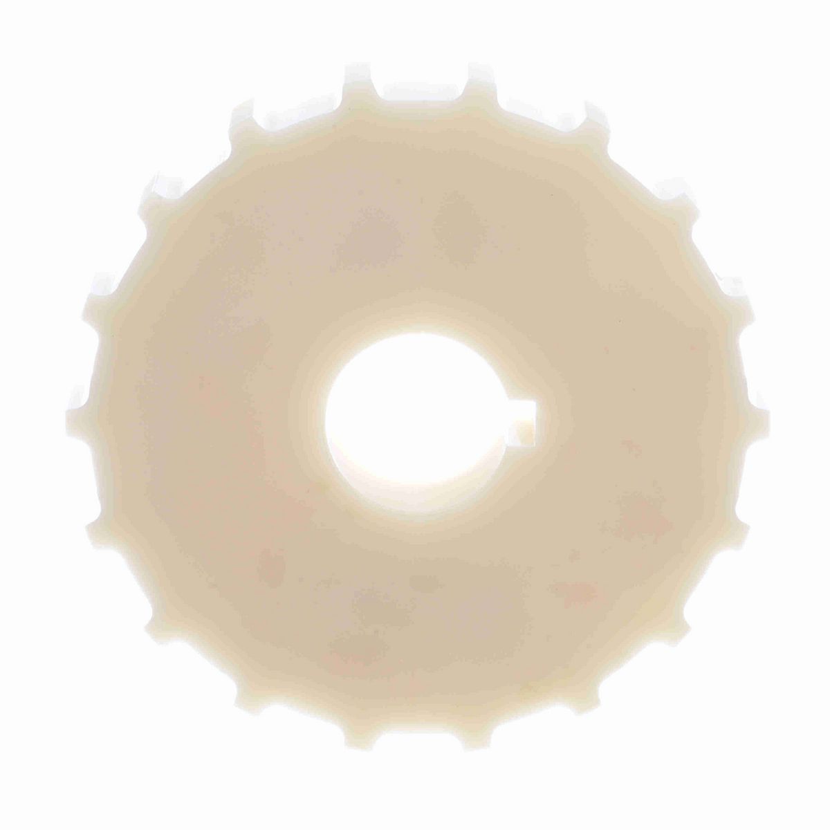 System Plast 2250 Series Split Machined Sprocket with 18 Teeth, a 1-1/2in Round Shaft-Ready Bore and Setscrew - 2250-18R1.5-DMS-SS