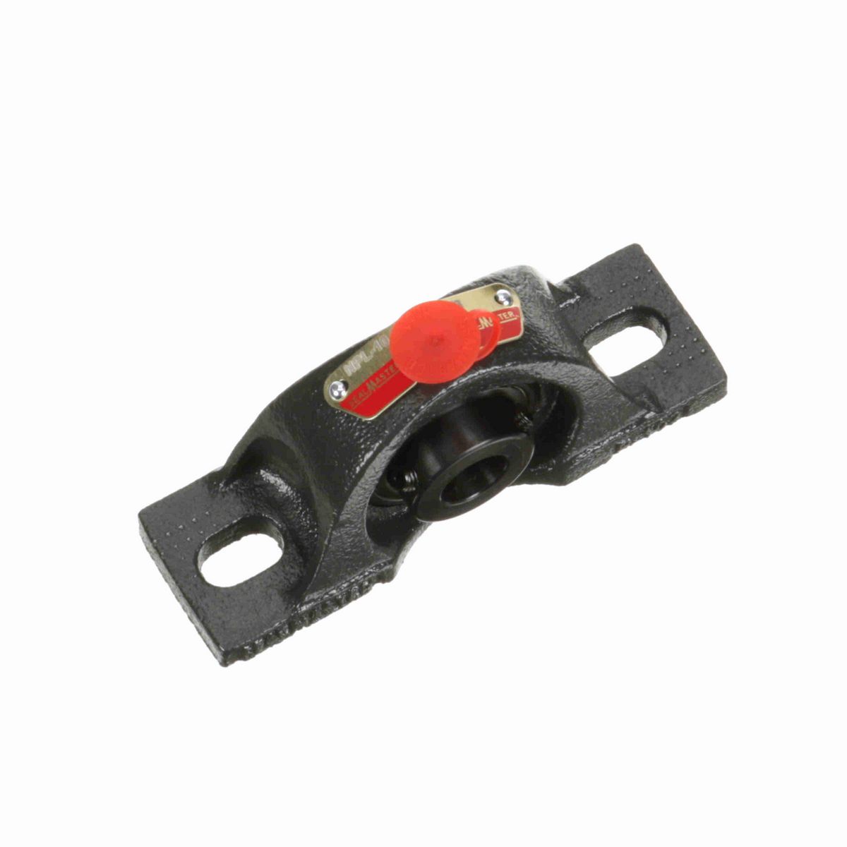 Sealmaster Mounted Cast Iron Two Bolt Low Base Pillow Block Ball Bearing - 52100 Bearing Steel, Black Oxided - Setscrew Lock - High Temperature - NPL-10 DBB