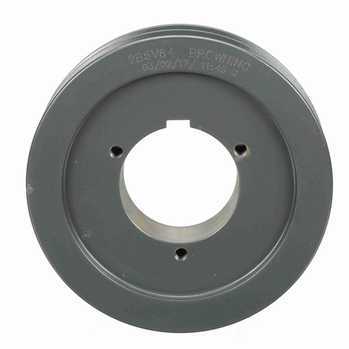 Browning 2 Groove Cast Iron Bushed Bore Multiple Sheave - 2B5V64