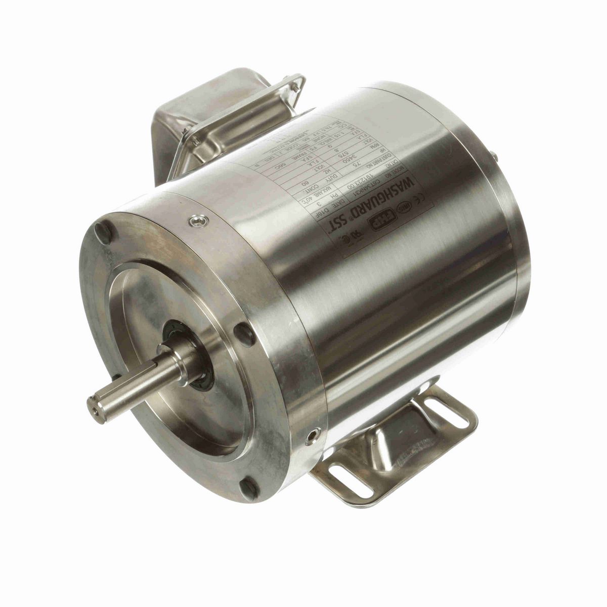 LEESON General Purpose Motor, 0.75 HP, 3 Ph, 60 Hz, 575 V, 3600 RPM, 56C Frame, TENV - 191233.00