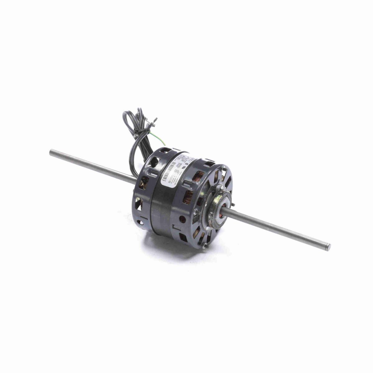 FASCO Fan Coil & Air Conditioner Motor, 1/3 HP, 1 Ph, 50/60 Hz, 208-230 V, 1625 RPM, 1 Speed, 42 Frame, OAO - D1025A