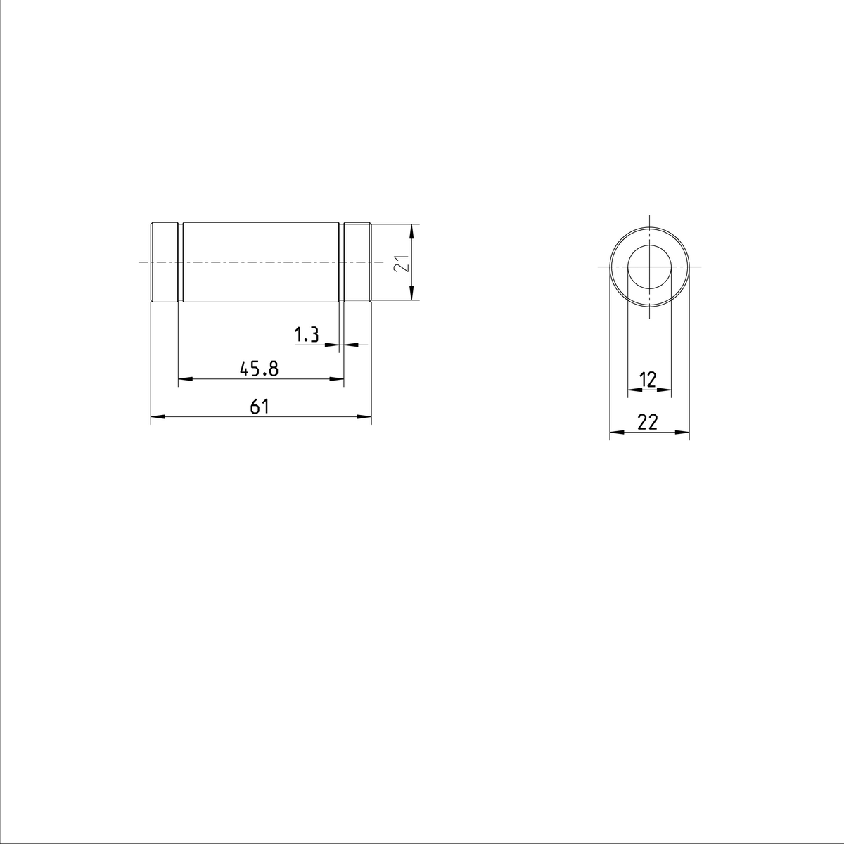 Стандартная линейная втулка Bosch Rexroth KBMT-12-DD [R065051200]