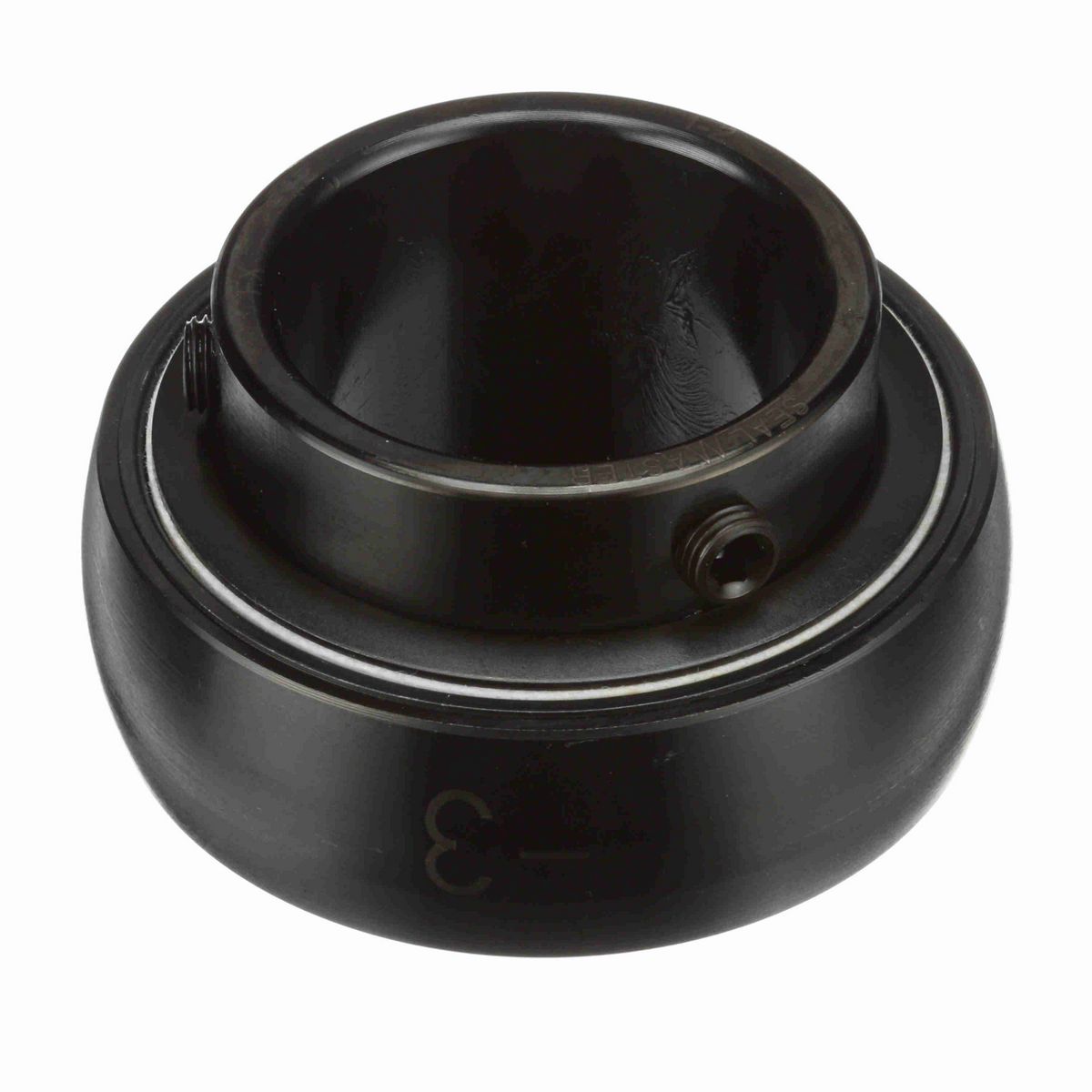Sealmaster Mounted Insert Only Ball Bearing - 52100 Bearing Steel, Black Oxided - Setscrew Lock - 1-2