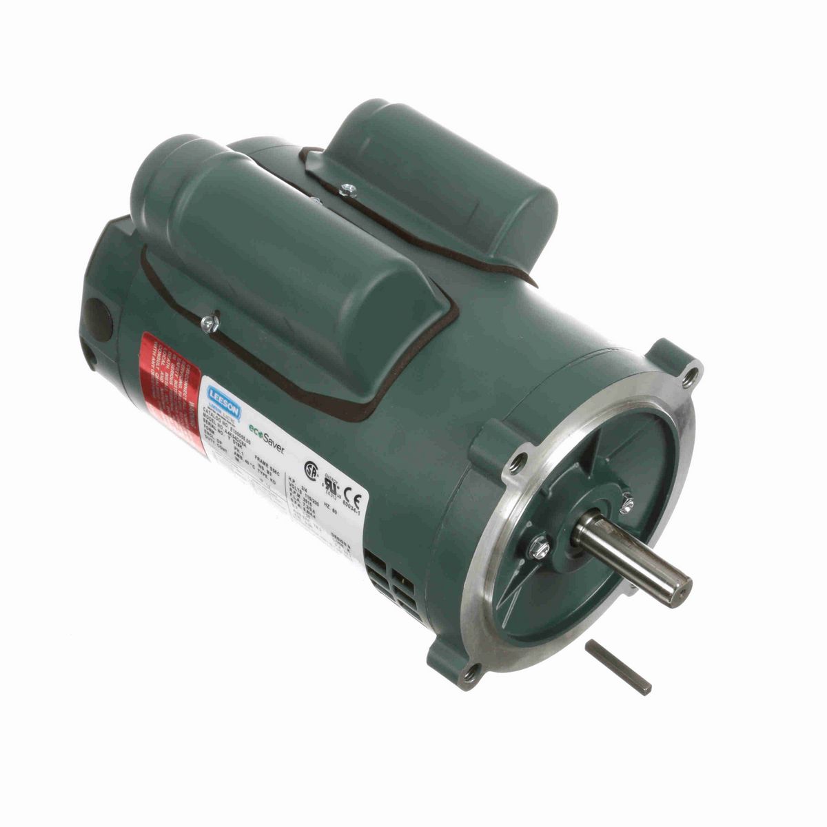LEESON ecoSaver™ General Purpose Motor, 0.75 HP, 1 Ph, 60 Hz, 115/230 V, 3600 RPM, S56C Frame, DP - E100055.00
