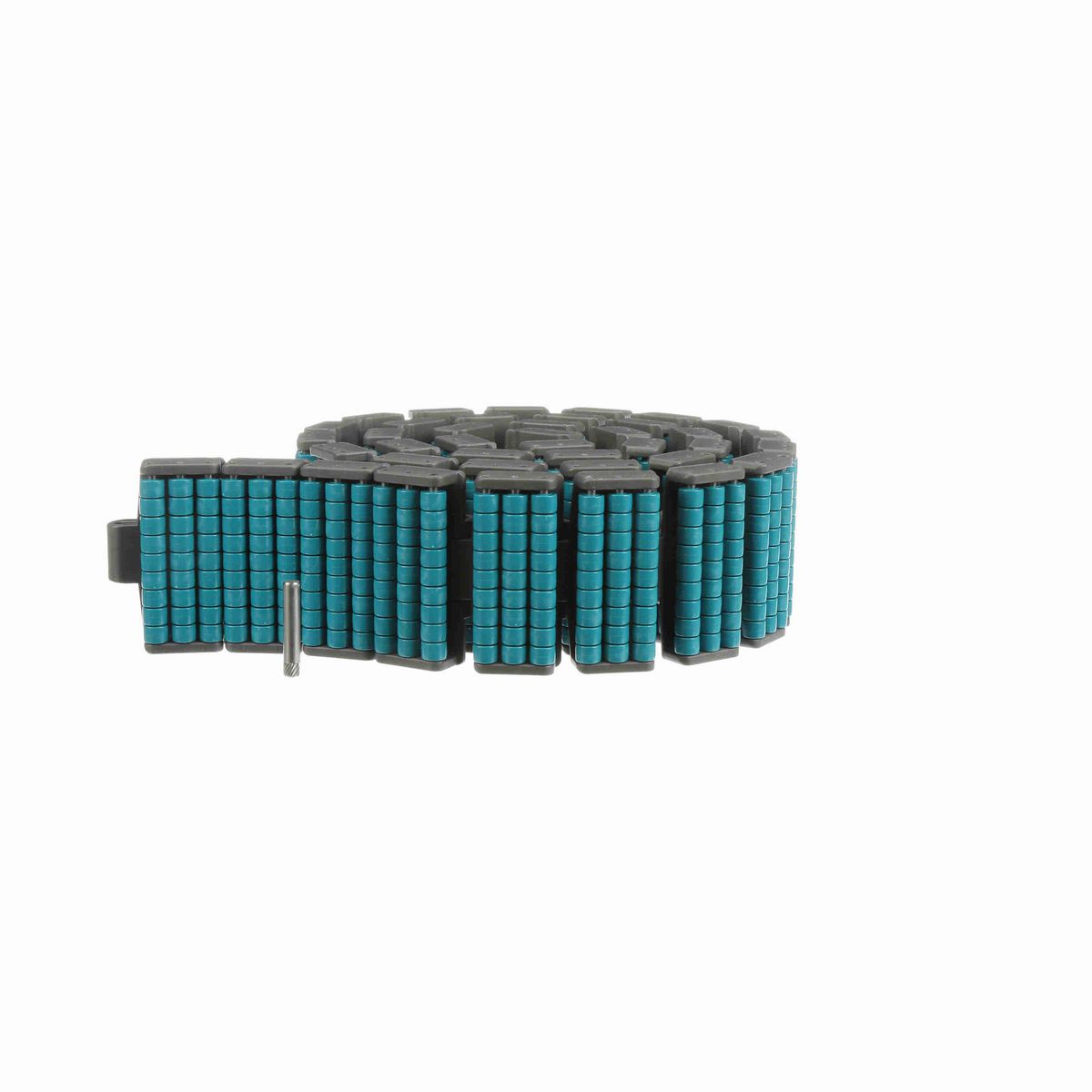 System Plast 879M LBP Side-flexing Low Backline Pressure, Material: Gray Low Friction, Width: 3.25in, Pitch: 1.5in - LFG879LBP-M-K325